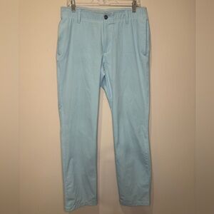 Under Armour Vented Golf Mens Pants in Light Blue 34/34